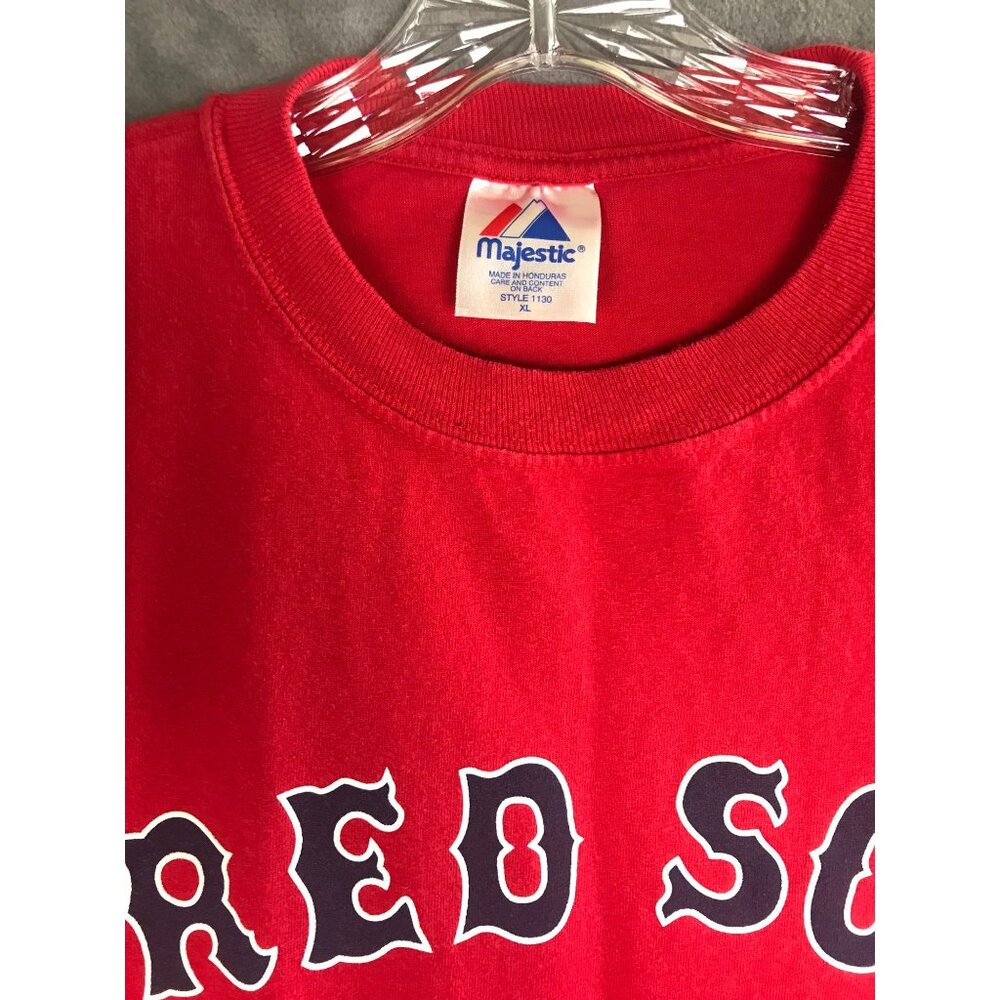Red Sox Matsuzaka #18 Majestic T-Shirt Short Sleeve Red - Picture 3 of 8